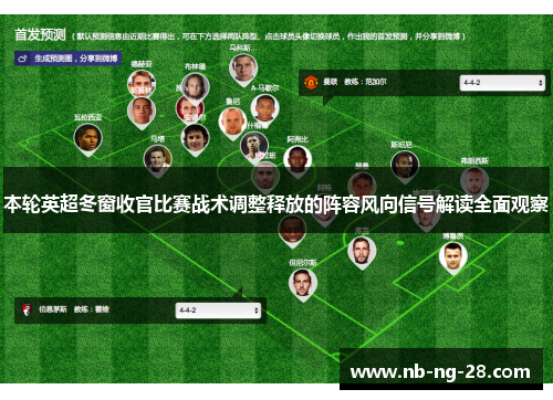 本轮英超冬窗收官比赛战术调整释放的阵容风向信号解读全面观察